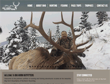Tablet Screenshot of bighornoutfitters.com